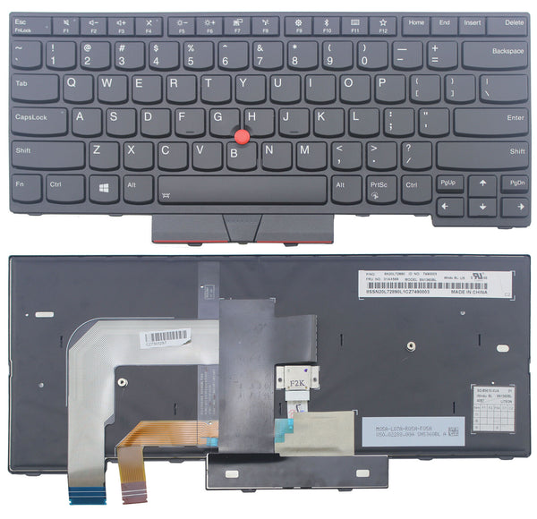 StoneTaskin Original Brand New Black US Backlit Keyboard Black Frame For Lenovo ThinkPad T470 MT 20HE 20JM 20JN Fast Shipping