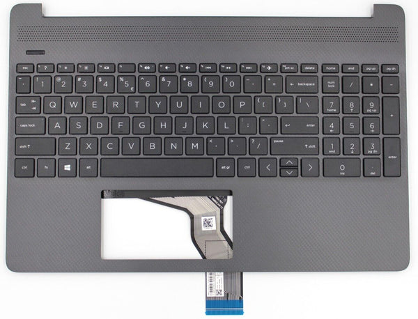 StoneTaskin Genuine NEW HP 15S-EQ 15S-FQ Keyboard/Upper Case L91269-B31 Laptop Notebook Palmrest With Keyboard Assembly Fully Tested Free Shipping