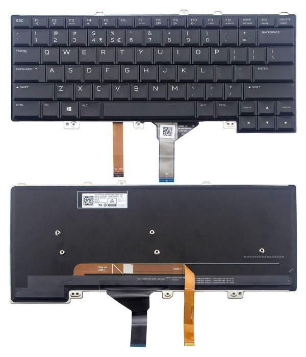 StoneTaskin Original Brand New Black Backlit UI Keyboard For Dell Alienware 15 R3 Notebook KB Fast Shipping