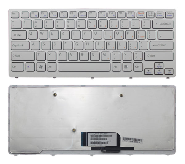 StoneTaskin Original Brand New  White US Keyboard White Frame For Sony VPCCW1J VPCCW1K VPCCW1L VPCCW1M VPCCW1N  Notebook KB Free Fast Shipping