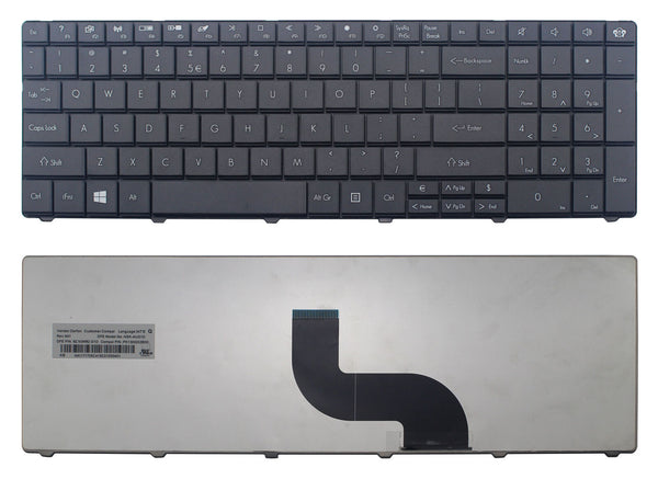 StoneTaskin Original Brand New Black UI Keyboard For Gateway Gateway NE510 NE51006u NE51B NE51B04m NE51B05h Notebook KB Fast Shipping