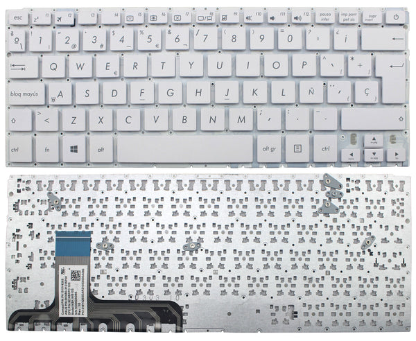 StoneTaskin Wholesale Brand New Original White Spanish Keyboard For ASUS UX305 UX305CA UX305FA