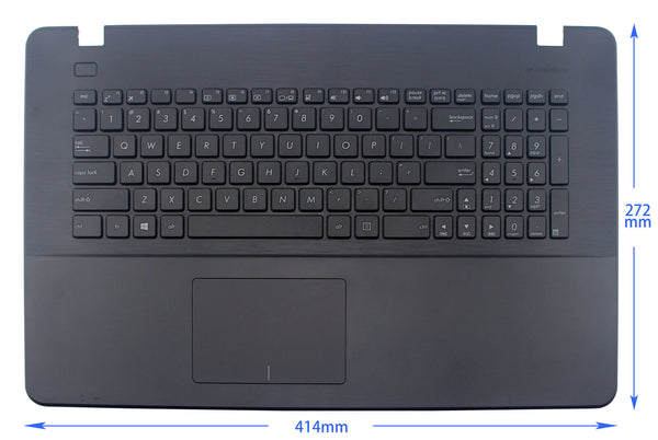 StoneTaskin Original Brand New  Black US Keyboard Black Palmrest For ASUS F751 F751LA F751LAV F751LB F751LD  Notebook KB Free Fast Shipping