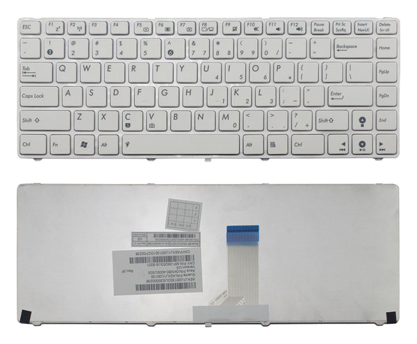 StoneTaskin Original Brand New White UI Keyboard White Frame For ASUS X44 X44C X44H X44HR X44HY X44L X44LY Notebook KB Fast Shipping