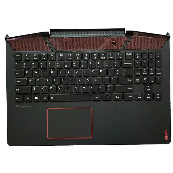 StoneTaskin 5CB0N67272 New For Lenovo Legion Y720-15IKB Palmrest Backlit keyboard case 100% Tested 45 Days Warranty