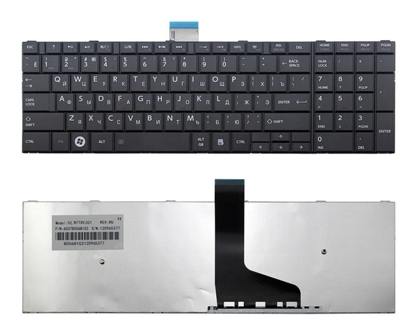 StoneTaskin Original Brand New Black Russian Keyboard For Toshiba Satellite C55D-A C55DT-A C55T-A Notebook KB Fast Shipping