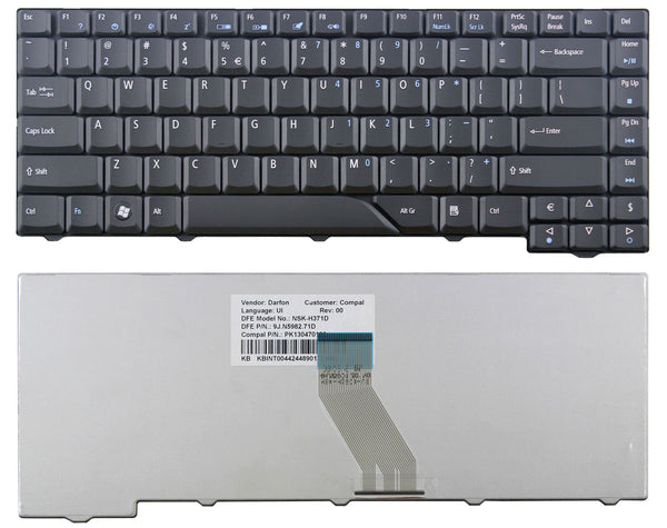 StoneTaskin Original Brand New Black UI Keyboard For Acer Aspire 5710ZG 5715 5715Z 5720 5720G 5720Z 5720ZG 5730 Notebook KB Fast Shipping