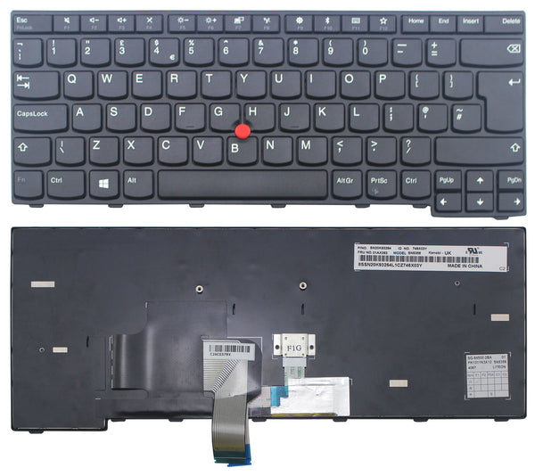 StoneTaskin Original Brand New Black UK Keyboard Black Frame For IBM ThinkPad Edge E470 E475 Fast Shipping