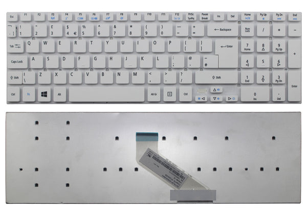 StoneTaskin Original Brand New White UK Keyboard For Acer TravelMate P256-MG P273-M P273-MG P276-M P276-MG Fast Shipping