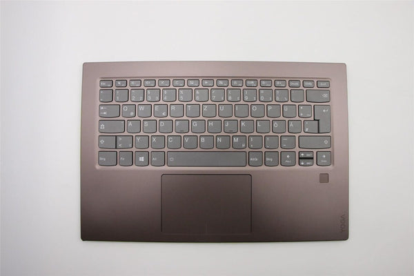 StoneTaskin Lenovo Yoga 920-13IKB Keyboard Palmrest Top Cover Greek Grey Backlit 5CB0Q09673 Original