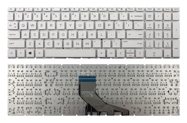 StoneTaskin Original Brand New White US Keyboard For HP 17-by3000 17-by4000 17-ca0000 17-ca1000 17-ca2000 Fast Shipping