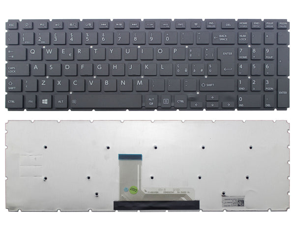 StoneTaskin Original Brand New  Black Italian Keyboard For Toshiba Satellite C55-C L50-B L50-C L50D-B L50D-C  Notebook KB Free Fast Shipping