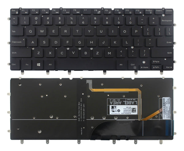 StoneTaskin Original Black US Backlit Keyboard For Dell Inspiron 13 7347 2-in-1 7348 7352 7353 7359Notebook KB Keyboard Fully Tested Free Shipping