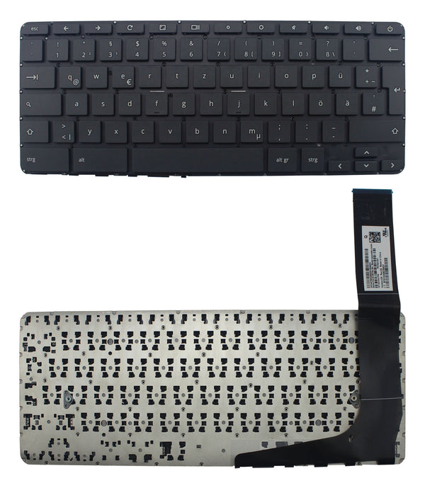 StoneTaskin Original Brand New Black German Keyboard For HP Chromebook 14-x000 (with DataPass) 14-X001tu Notebook KB Fast Shipping