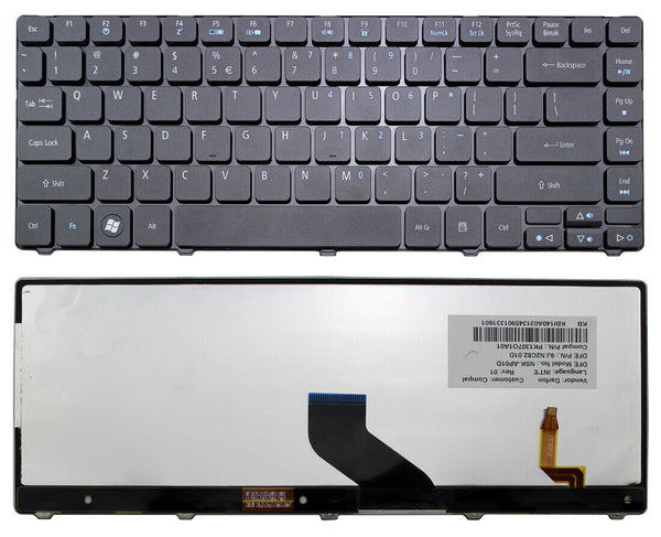 StoneTaskin Original Brand New Crystal Gray US Backlit Keyboard For Acer Aspire 4752ZG 4810 4810T 4810TG 4810TZ Notebook KB Fast Shipping