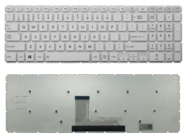 StoneTaskin Original Brand New White US Keyboard For Toshiba Satellite S50-C S50D-B S50DT-B S50T-B S50T-C Notebook KB Fast Shipping