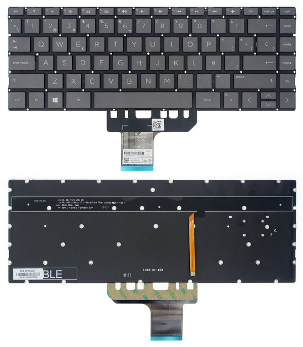 StoneTaskin Original Black Spanish Backlit Keyboard For HP Pavilion 13-an1000 Spectre 13-ap000 x360 Fully Tested Free Shipping