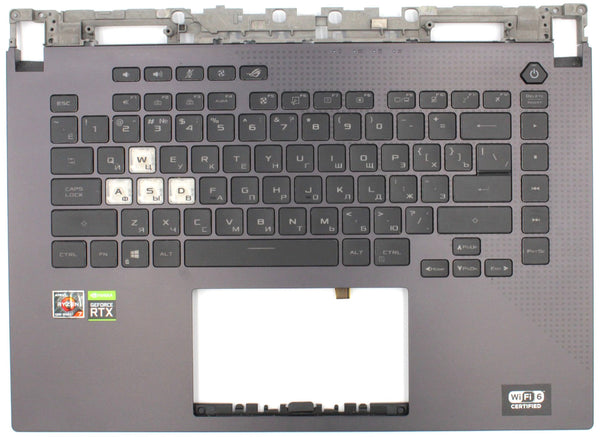 StoneTaskin Used Asus Rog Strix G15 G513 Upper Case / Keyboard RGB 0KNR0-4810RU00 6037B0210 Laptop Notebook Palmrest With Keyboard Assembly Fully Tested Free Shipping