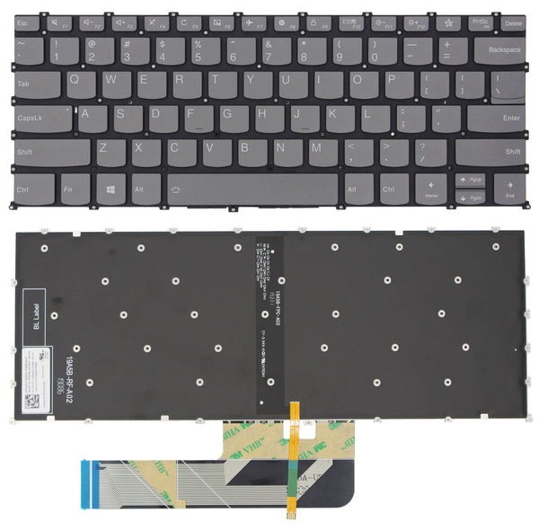 StoneTaskin Original Brand New Gray Backlit US Laptop Keyboard For Lenovo Xiaoxin-13IML 2019 2020  Notebook KB Free Fast Shipping
