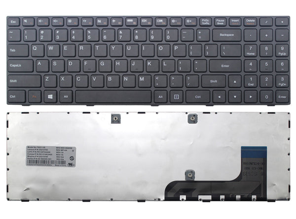 StoneTaskin Original Black US Keyboard Black Frame For Lenovo B50-10Notebook KB Keyboard Fully Tested Free Shipping