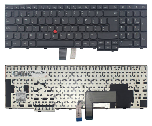 StoneTaskin Wholesale Brand New Original Black Spanish Keyboard Black Frame For IBM ThinkPad Edge E531 E540 L540 P50s