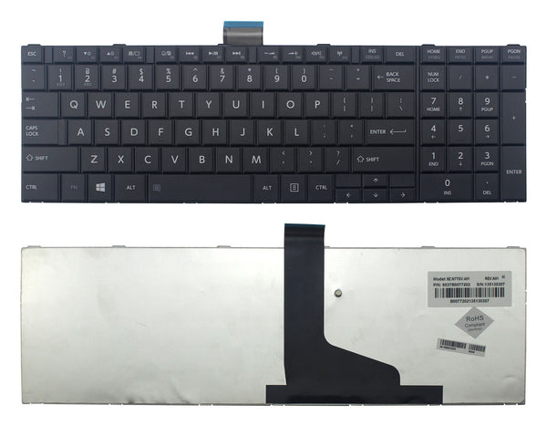 StoneTaskin Original Brand New Black US Keyboard For Toshiba Satellite C870 C870D C875 C875D L850 L850D L855 Notebook KB Fast Shipping