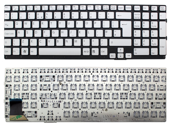 StoneTaskin Original Brand New Silver UK Keyboard For Sony VPCSE13 VPCSE16 VPCSE17 VPCSE19 VPCSE1A VPCSE1B Notebook KB Fast Shipping