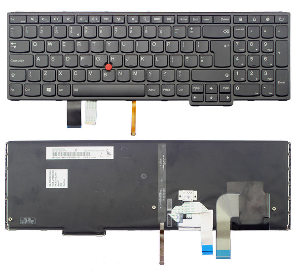 StoneTaskin Original Brand New Black Backlit UK Keyboard Black Frame For IBM ThinkPad yoga 15 Notebook KB Fast Shipping