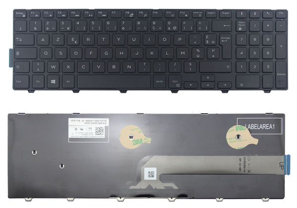 StoneTaskin Wholesale Brand New Black French Laptoap Keyboard Black Frame For Dell Vostro 15 3546 3549 3558 3559 3565 KB