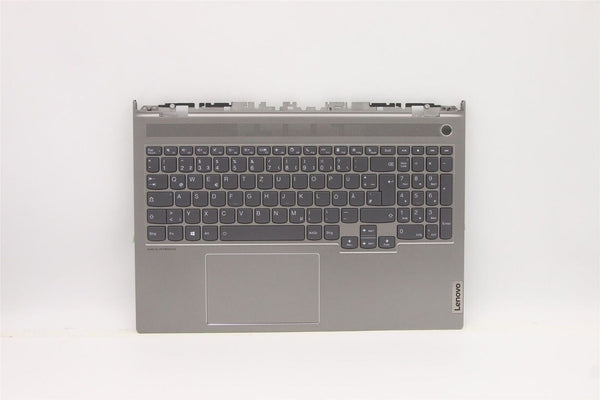 StoneTaskin Lenovo ThinkBook 16p G2 ACH Keyboard Palmrest Top Cover German Grey 5CB1D04541 Notebook KB Fully Tested Free Shipping