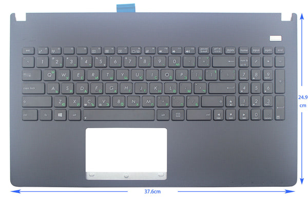 StoneTaskin Original Brand New  Black Bulgarian Keyboard Grey Palmrest For ASUS X501 X501A X501U  Notebook KB Free Fast Shipping