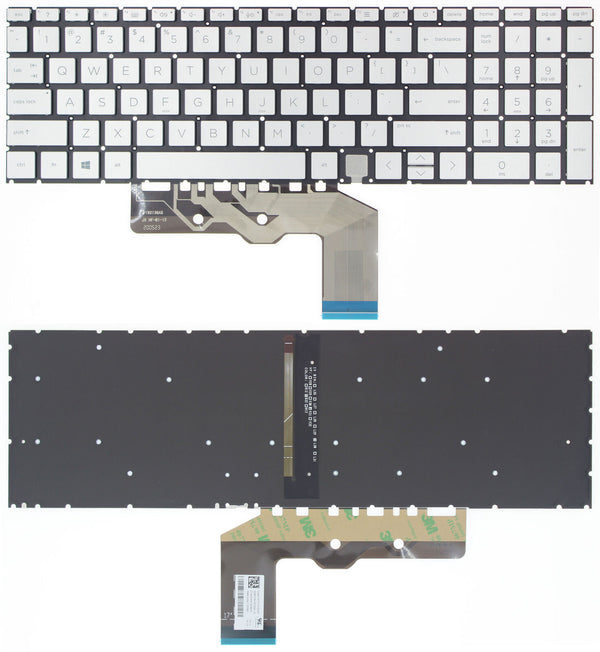 StoneTaskin Original Silver US Backlit Keyboard For HP ENVY 15-ed0000 x360 15-ee0000 15m-ed0000Notebook KB Keyboard Fully Tested Free Shipping