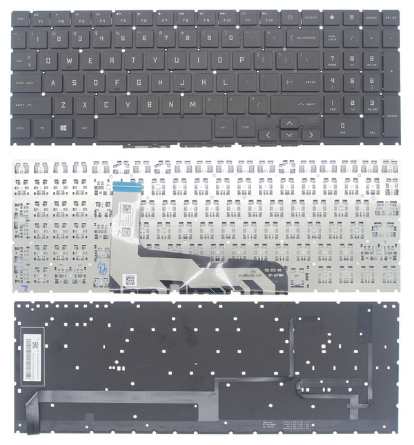 StoneTaskin Original Black US 4-Zone RGB Backlit Keyboard For HP OMEN 15z-en000 15z-en100 Fully Tested Free Shipping