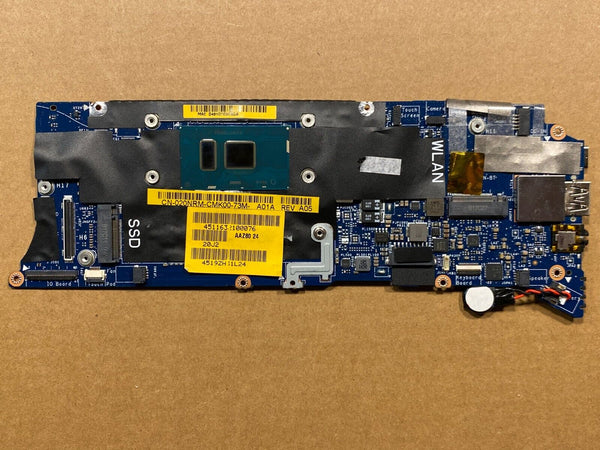 StoneTaskin Original  Refurbished  Dell XPS 13 9350 Laptop Motherboard  Intel i7-6500U 2.5GHz 8GB V33HM 20NRM LA-C881P Notebook MB