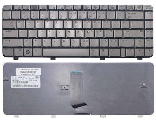 StoneTaskin Original Brand NewBronze US Laptop Keyboard Bronze Frame For HP Compaq Presario CQ45-100 CQ45-200 Notebook KB