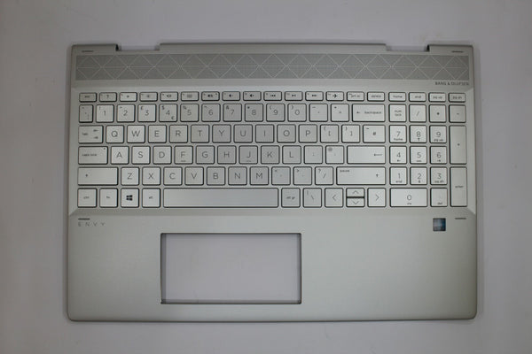 StoneTaskin Genuine NEW HP ENVY X360 15-DS 15M-DS 15-DR Keyboard / Palmrest L53815-031 Laptop Notebook Palmrest With Keyboard Assembly Fully Tested Free Shipping