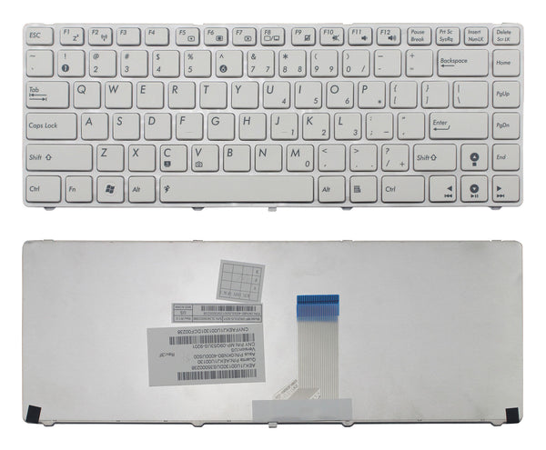 StoneTaskin Original Brand New White UI Keyboard White Frame For ASUS K84 K84HY K84L K84LY N43 N43DA N43JF Notebook KB Fast Shipping