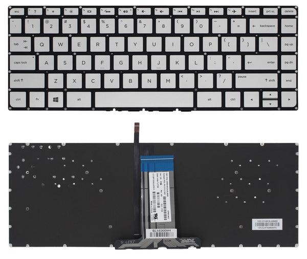 StoneTaskin Original Silver Backlit US Keyboard For HP Pavilion 13t-u100 x360 13-u000 13-u100Notebook KB Keyboard Fully Tested Free Shipping