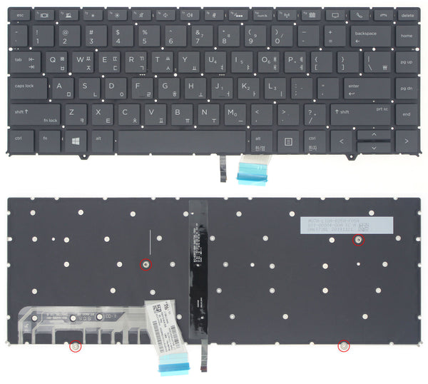 StoneTaskin Original Brand New Black Korean Backlit Laptop Keyboard For HP EliteBook 1050 G1 KB