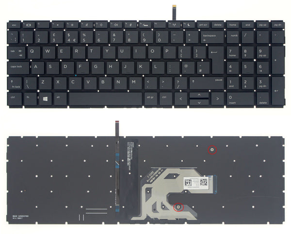 StoneTaskin Wholesale Original Black UK Backlit Laptop Keyboard For HP ProBook 450 G6 G7 455 455R KB