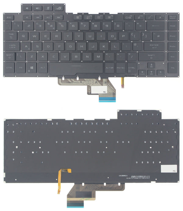 StoneTaskin Wholesale Original Black UK Backlit Laptop Keyboard For ASUS ROG ZEPHYRUS M15 GU502LU GU502LV GU502LW KB