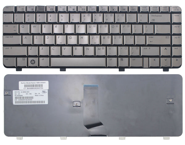 StoneTaskin Original Brand New  Bronze US Keyboard Bronze Frame For HP Compaq Presario CQ40-500 CQ40-600  Notebook KB Free Fast Shipping