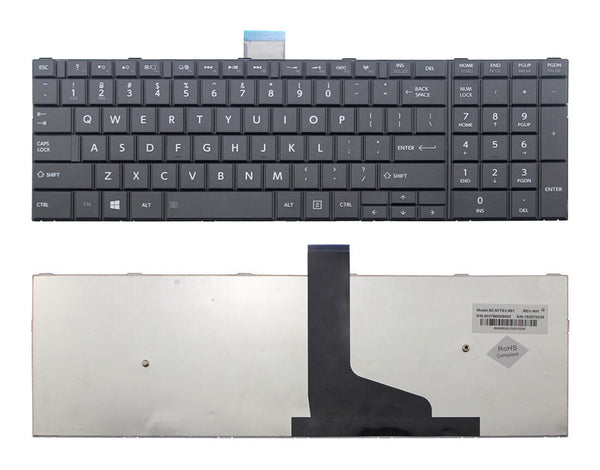 StoneTaskin Original Brand New Black US Keyboard For Toshiba Satellite C50-A C50D-A C50DT-A C50T-A C55-A C55D-A Notebook KB Fast Shipping