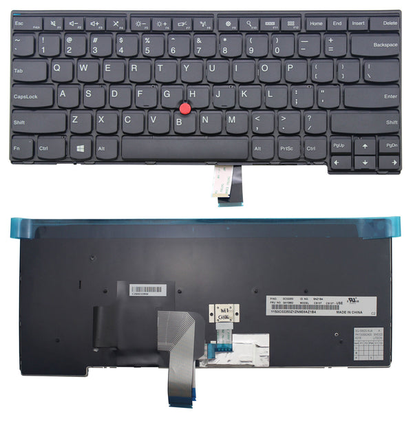 StoneTaskin Original Brand New Black US Keyboard Black Frame For IBM ThinkPad T450 T450s Edge E431 E440 L440 Notebook KB Fast Shipping