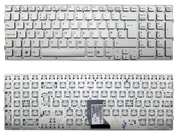 StoneTaskin Original Brand New  Silver UK Keyboard For Sony VPCCB15 VPCCB17 VPCCB19 VPCCB22 VPCCB23 VPCCB25  Notebook KB Free Fast Shipping