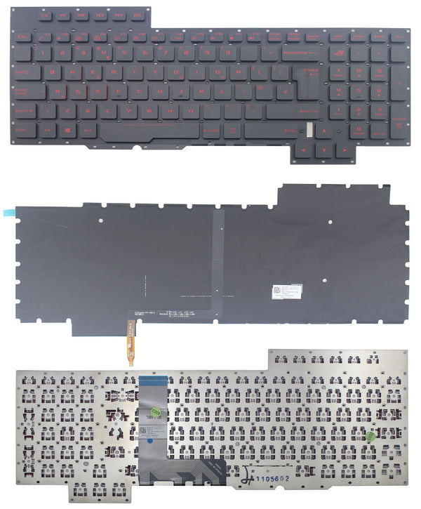 StoneTaskin Original Brand New Black UK Backlit Laptop Keyboard For ASUS ROG GX700VO Notebook KB
