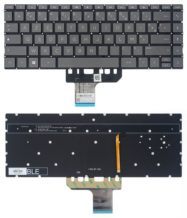 StoneTaskin Wholesale Brand New Black French Backlit Laptoap Keyboard For HP ENVY 13-aq1000 13-ar0000 x360 13t-ah000 KB
