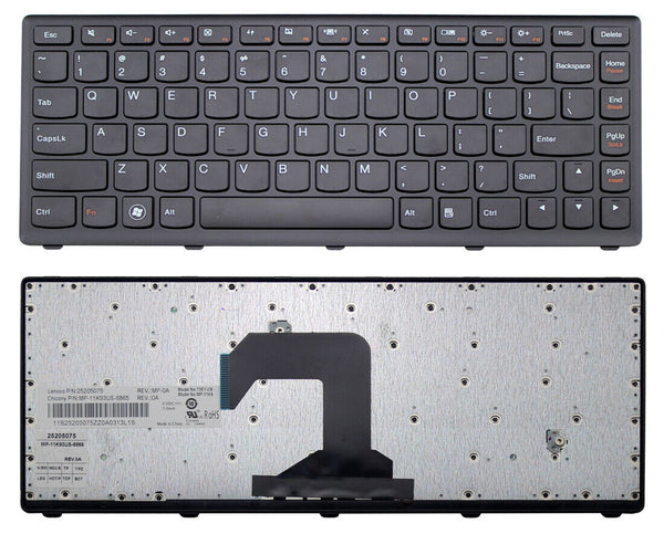 StoneTaskin Original Black US Keyboard Black Frame For Lenovo ideapad S300 S310 S400 Touch S400u S405Fully Tested Free Shipping