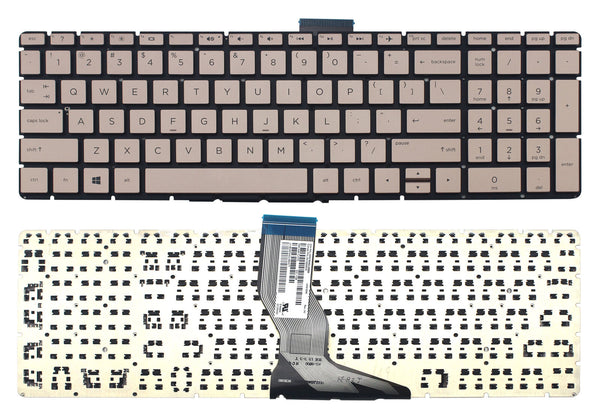 StoneTaskin Original Brand New Gold US Keyboard For HP ENVY 17-ae0000 17-ae1000 17m-ae0000 17m-ae1000 17t-ae000 Notebook KB Fast Shipping