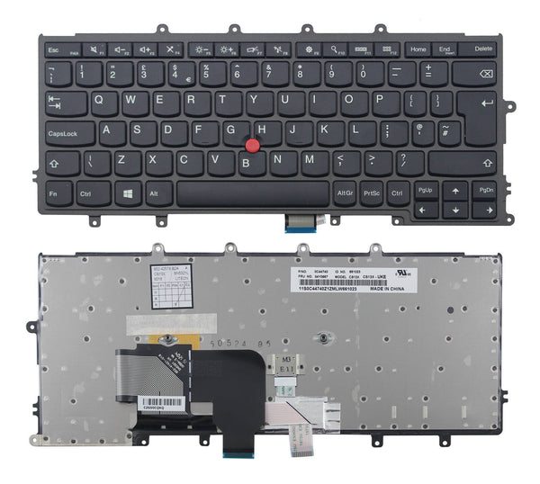 StoneTaskin Original Brand New Black UK Keyboard Grey Frame For IBM ThinkPad X230s X240 X240s X250 X260 Fast Shipping